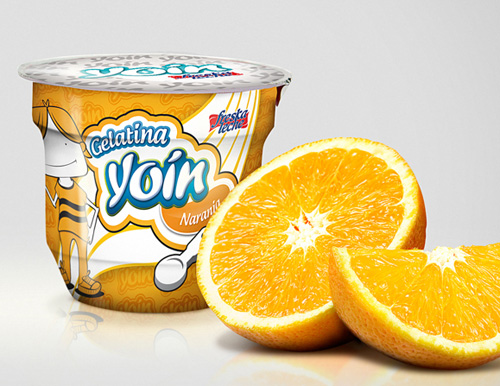 YOIN水果汁饮品包装盒设计可爱风