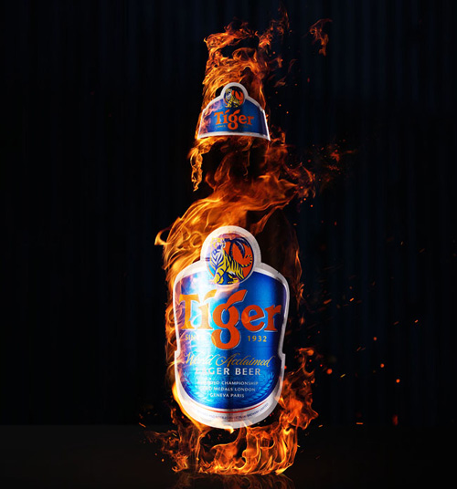 Tiger啤酒特效视觉设计
