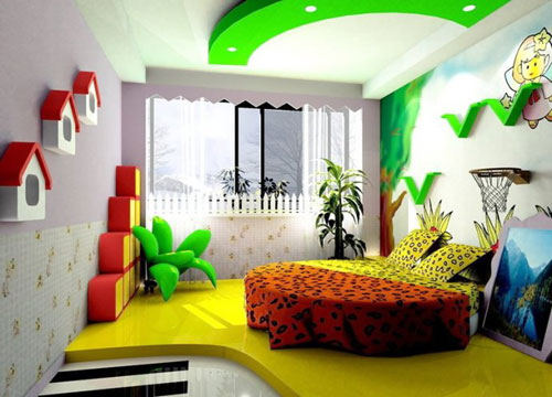 有创意的儿童房装修 为孩子营造童话般的活泼氛围