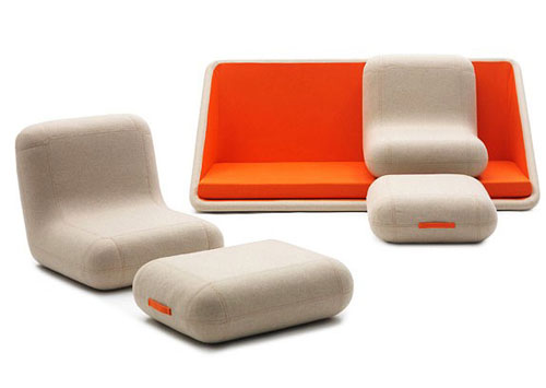 时尚简约的模块化沙发设计