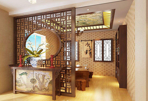 中式餐厅装修设计常用的“中国元素”配饰手法