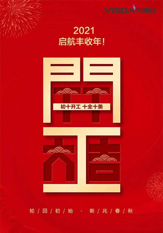 开业大吉丨荣事达2021年,启航丰收年!
